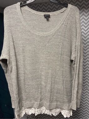 torrid Heather Gray Knit Scoop Neck Sweater